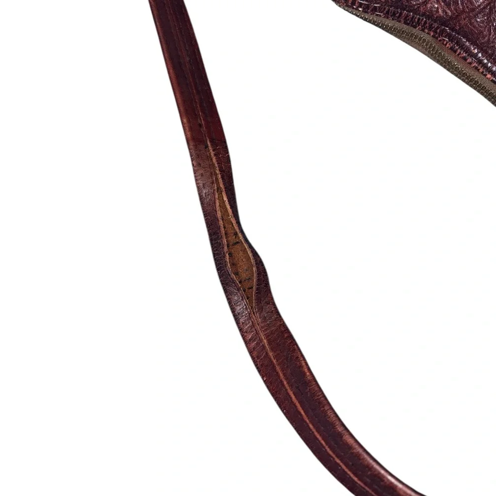 Frye Burgundy Leather Hobo Shoulder Bag - Picture 6 of 7